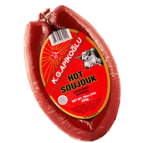 K.G. APIKOGLU HOT SUCUK 1LB