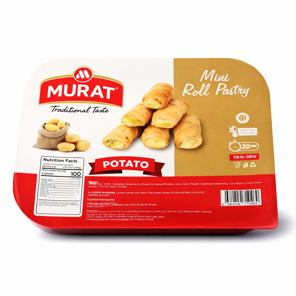 MURAT MINI ROLL PASTRY POTATO 500GR