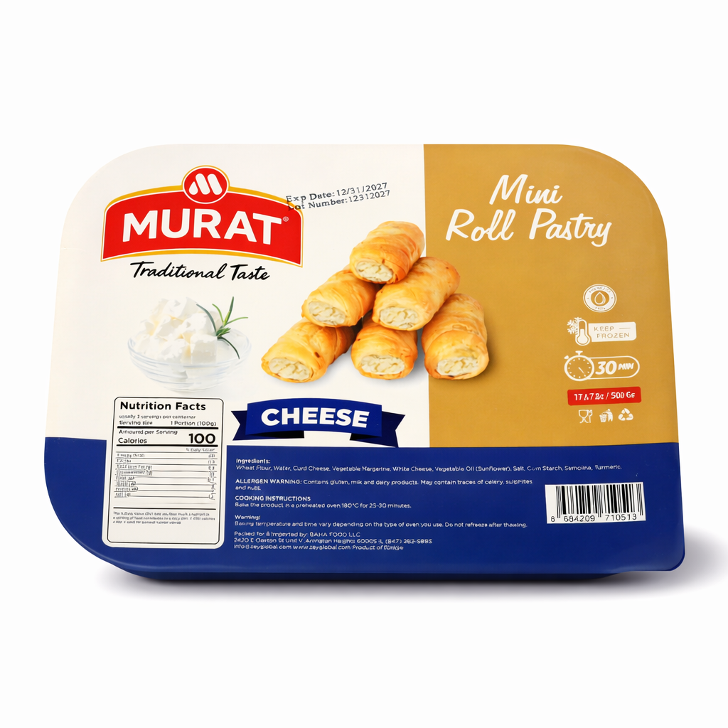 MURAT MINI ROLL PASTRY CHEESE 500GR