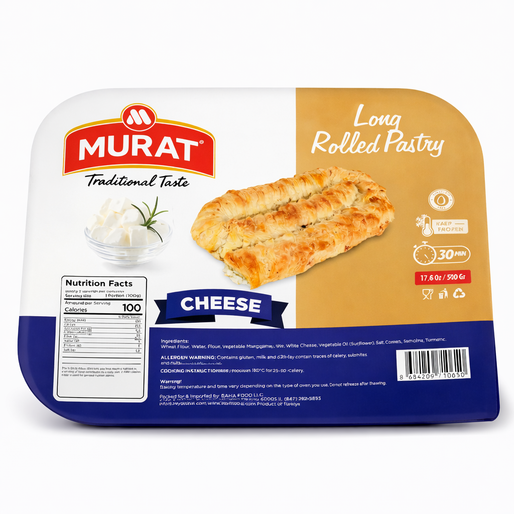MURAT LONG ROLLED PASTRY CHEESE 500GR