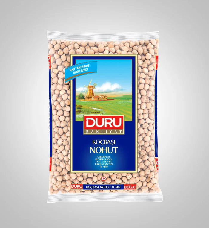 DURU YERLI KOCBASI NOHUT 8MM 1000GR