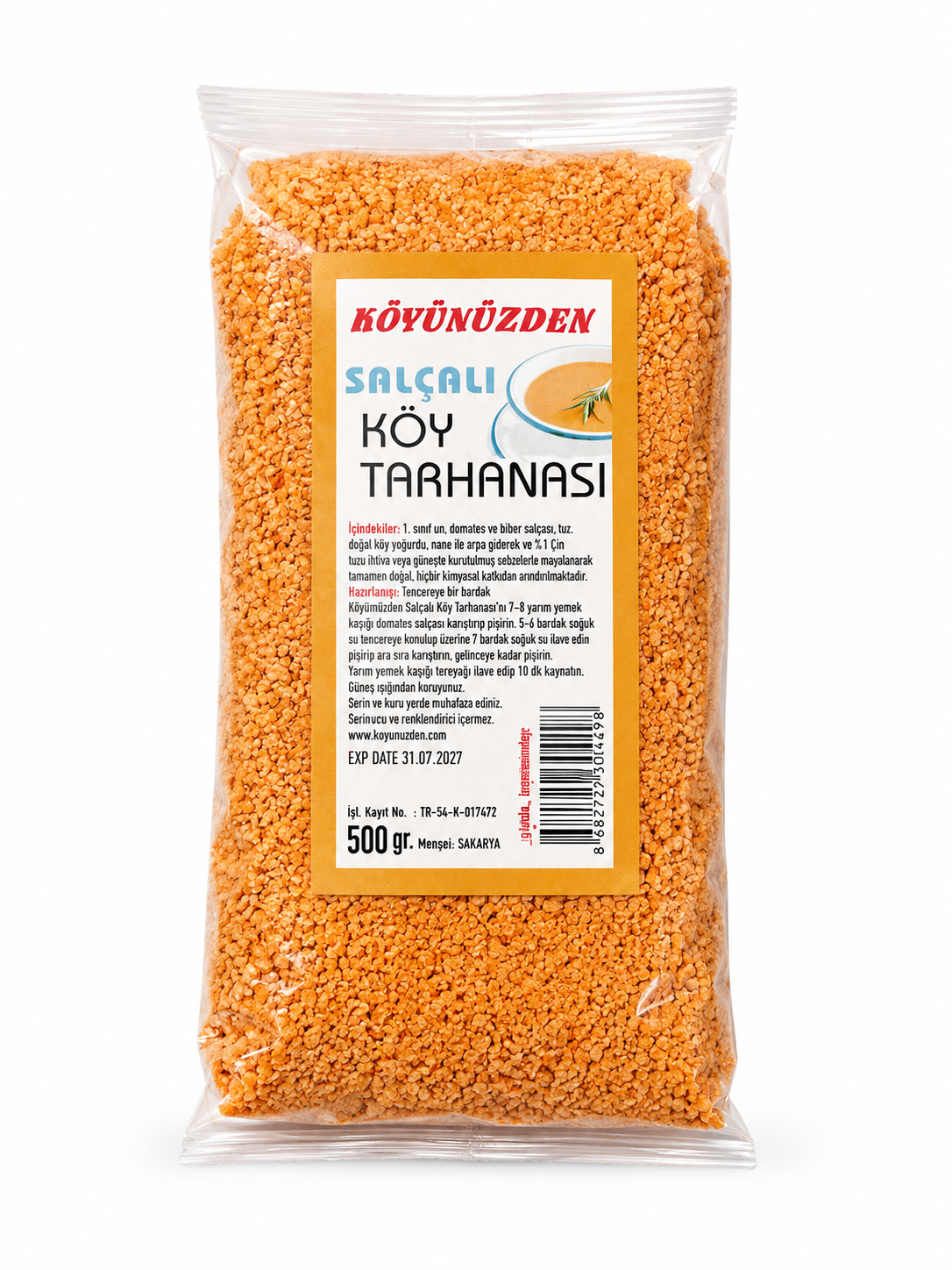 KOYUNUZDEN SALCALI KOY TARHANASI 500GR