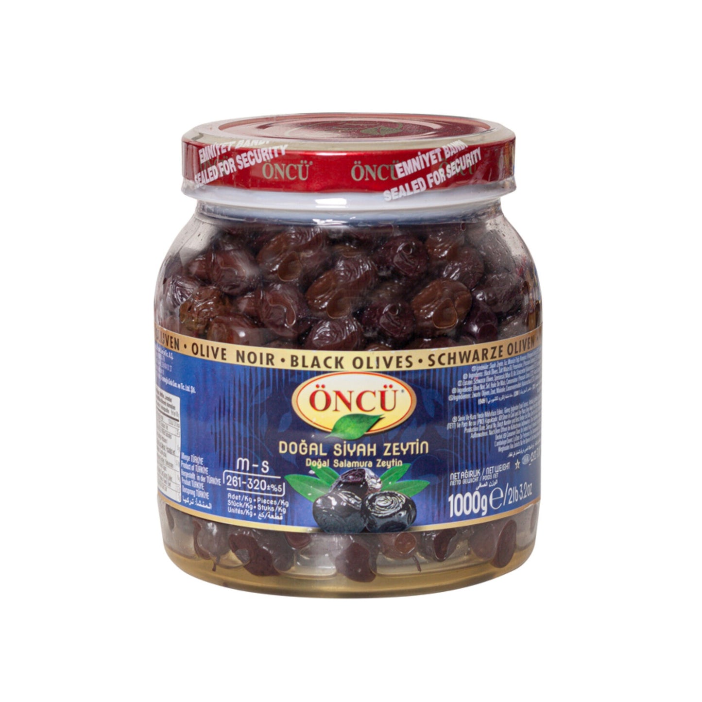 ONCU DOGAL SIYAH ZEYTIN M-S 1000GR