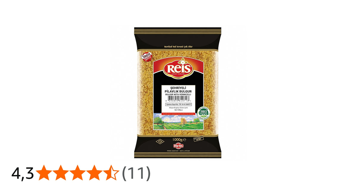 REIS SEHRIYELI PILAVLIK BULGUR 1000GR