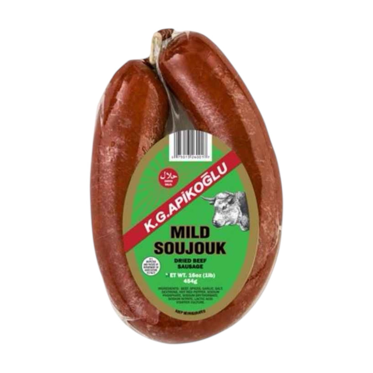 K.G. APIKOGLU MILD SUCUK 1LB