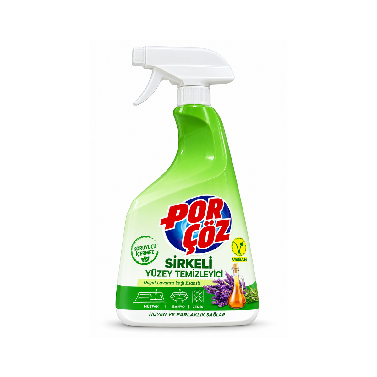 PORCOZ SIRKELI YUZEY TEMIZLEYICI 750ML