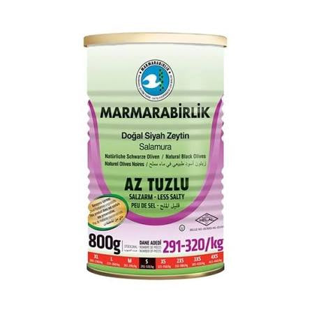 Marmarabirlik Low Salt Black Olives 1.8lb