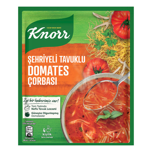 Knorr Sehriyeli Tavuklu Domates Corbasi 67g