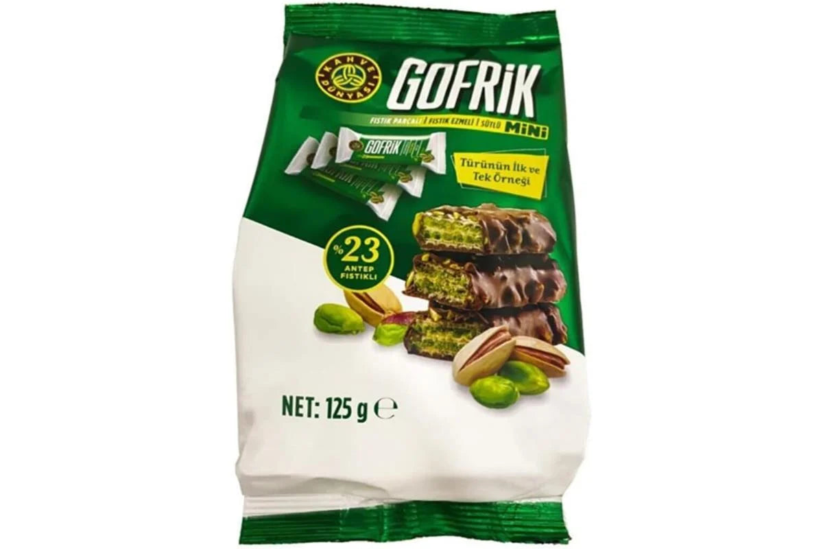 KD YURTİÇİ A.FISTIKLI SÜTLÜ GOFRİK 125 GR *12