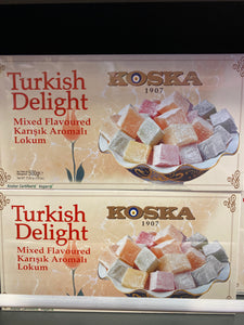 Koska Turkish Delight Mixed Flavoured Lokum 500gr