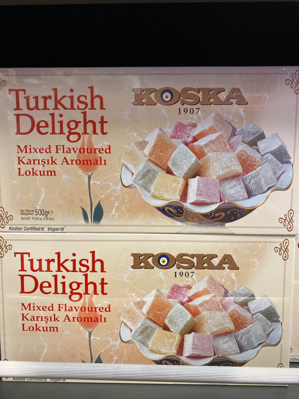 Koska Turkish Delight Mixed Flavoured Lokum 500gr