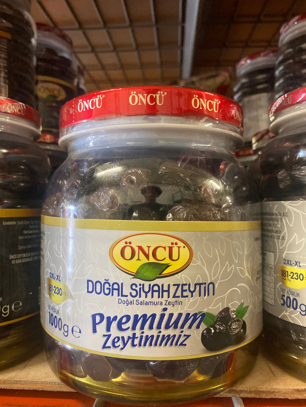 Oncu Natural Black Olives 2XL-XL 1000g