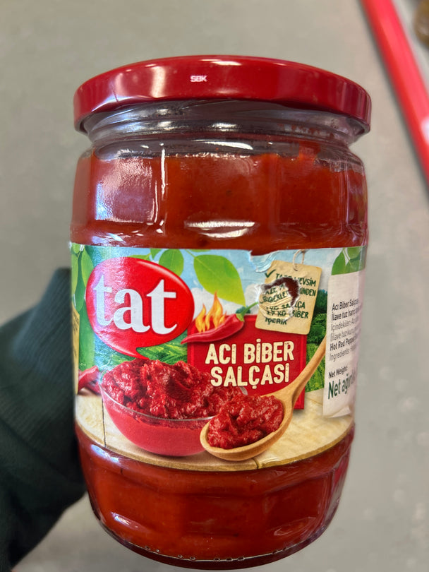 Tat Aci Biber Salcasi / Pepper Paste Hot 550 GR