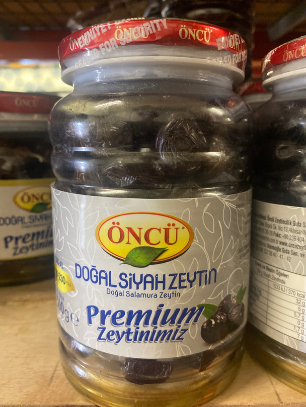 Oncu Natural Black Olives 2XL-XL 500g