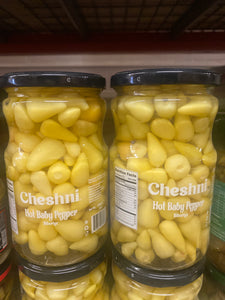 Cheshni Hot Baby Peppers 680g