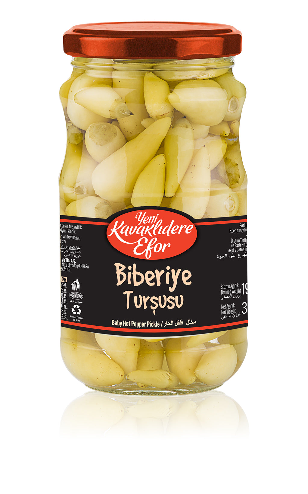 YENI KAVAKLIDERE BIBERIYE TURSUSU 630GR