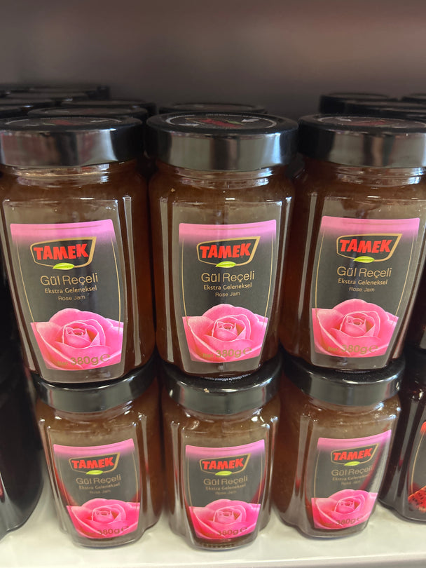 Tamek Rose Jam 13.4 Oz (380 Gr)