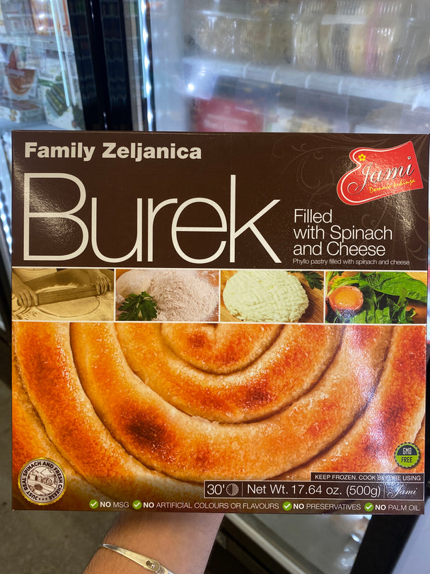 Burek Filled With Spinach And Cheese 500gr