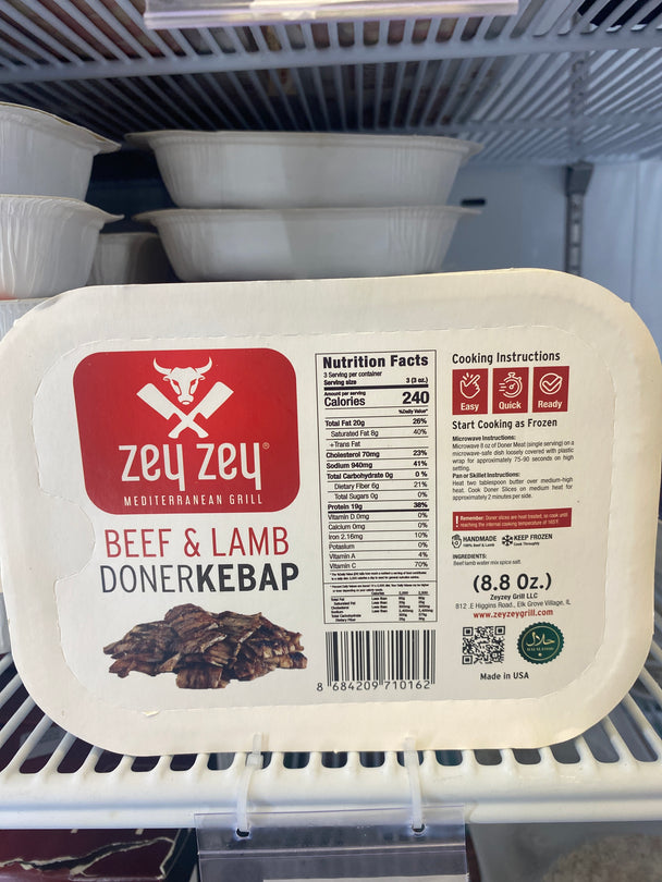 Zey Zey Grill Beef Doner 8.8 Oz