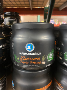 Marmarabirlik Black Olive Paste w Spice 340g