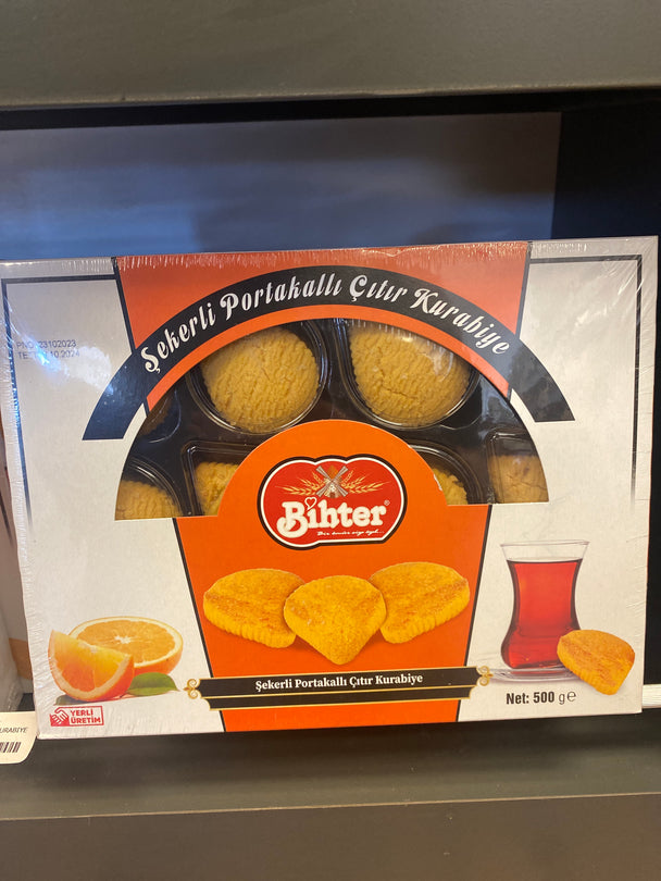 Bihter Sekerli Portakallı Cıtır Kurabiye 500gr