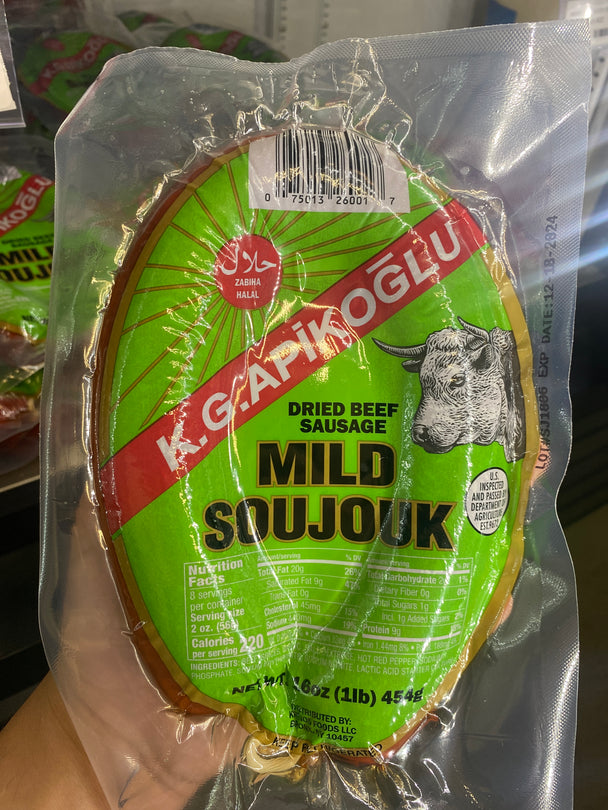 K.G.Apikoglu Mild Soujouk 454gr