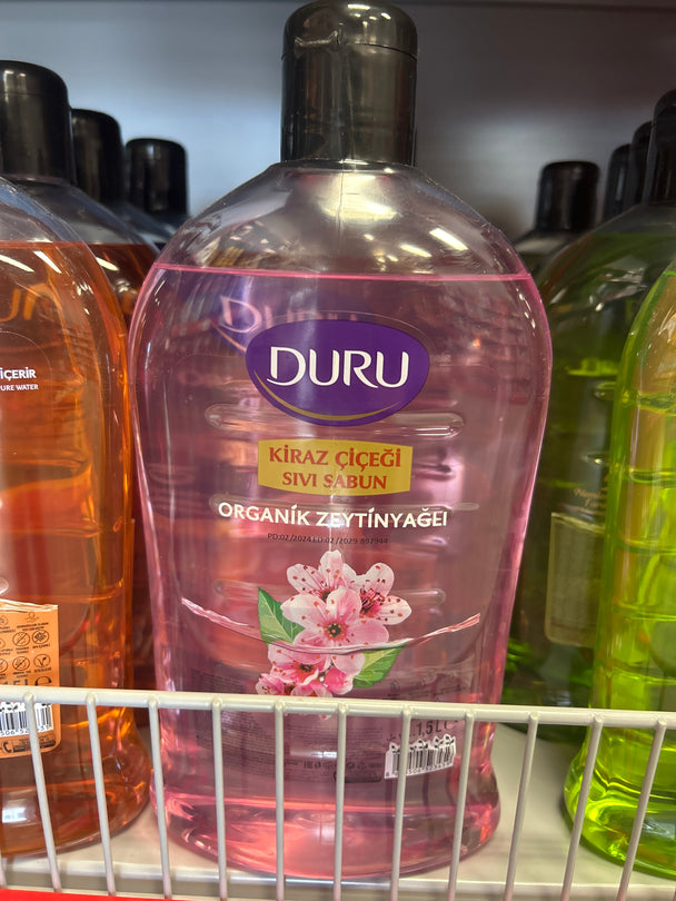 Duru Organic Liquid Soap Cherry Flower 1.5LT