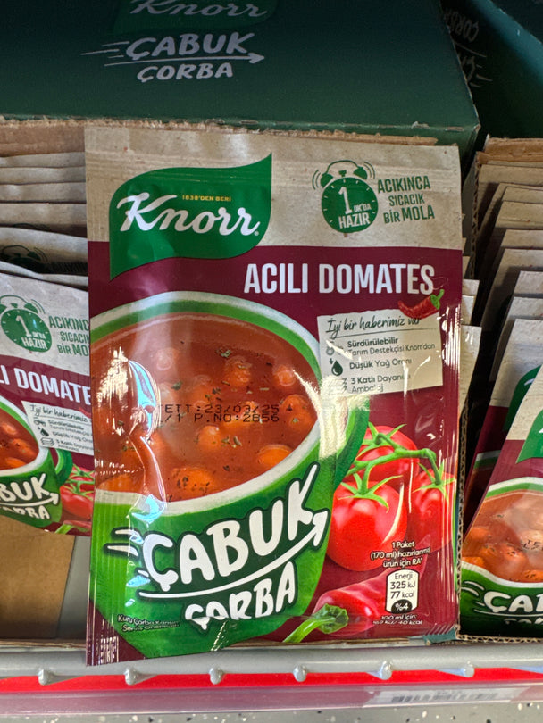 Knorr Cabuk Corba Acili Domates 22g