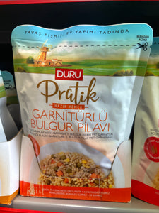 Duru Bulgur Pilaf with Garnish