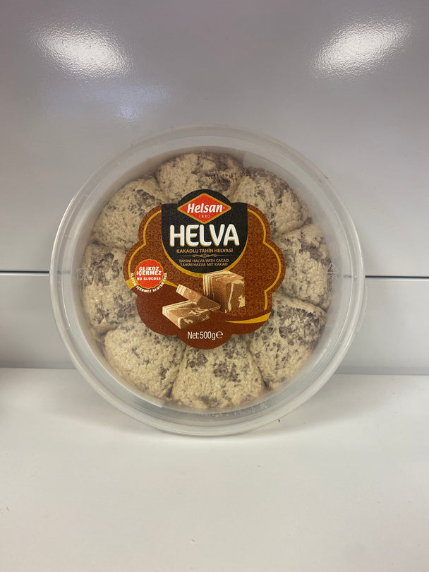 Helsan Tahini Halva with Cacao 500g