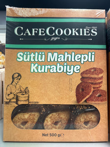 Cafe Cookies Sutlu Mahlepli Kurabiye 500g