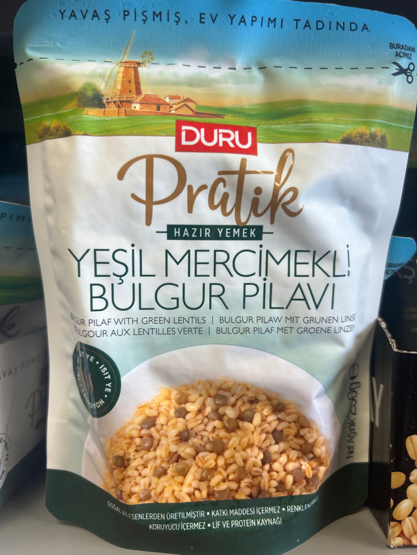 Duru Bulgur Pilaf with Green Lentils 400g