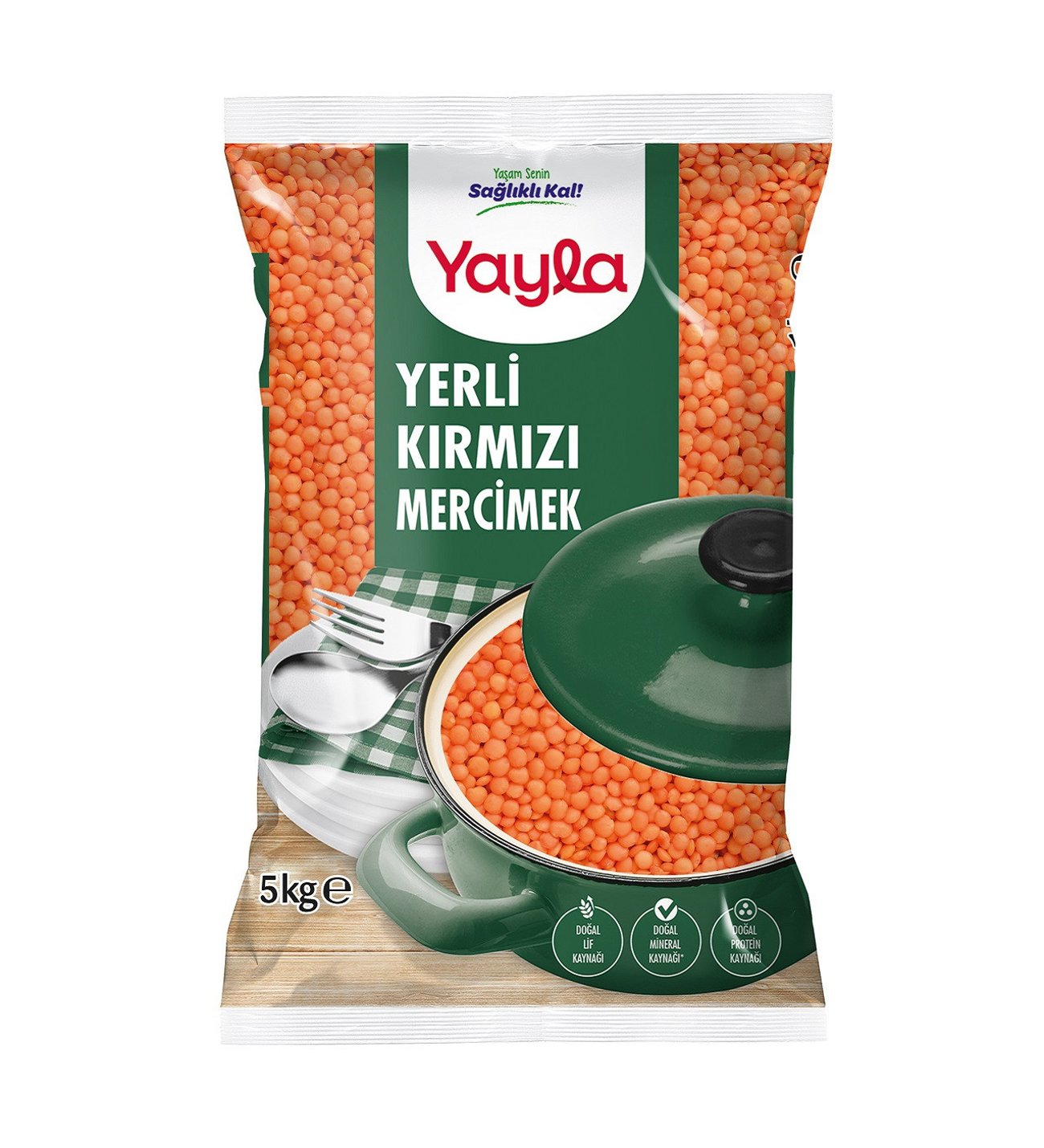 YAYLA KIRMIZI MERCIMEK 5KG