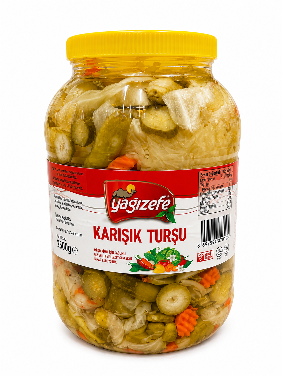 YAGIZEFE KARISIK TURSU 5000GR