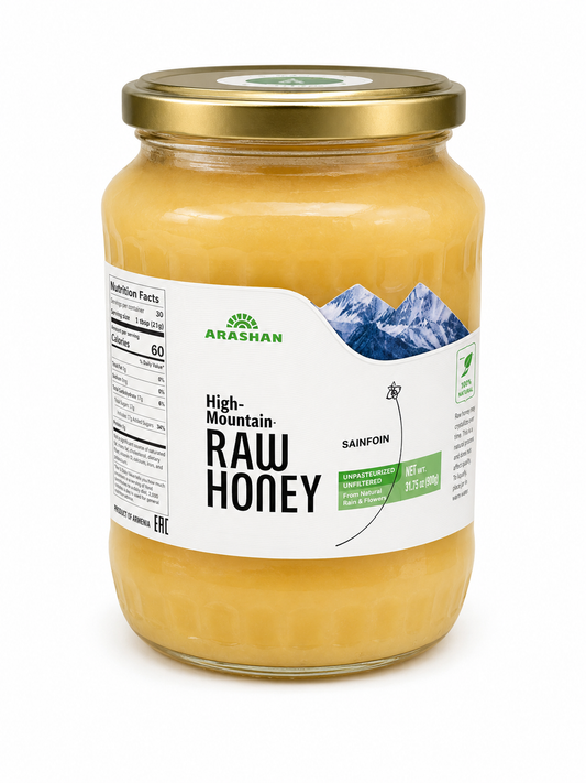 ARASHAN RAW HONEY SAINFOIN 900GR