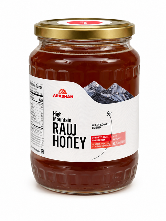 ARASHAN RAW HONEY WILDFLOWER BLEND 900GR