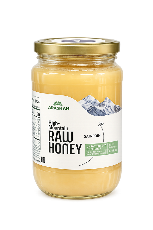 ARASHAN RAW HONEY SAINFOIN 450GR