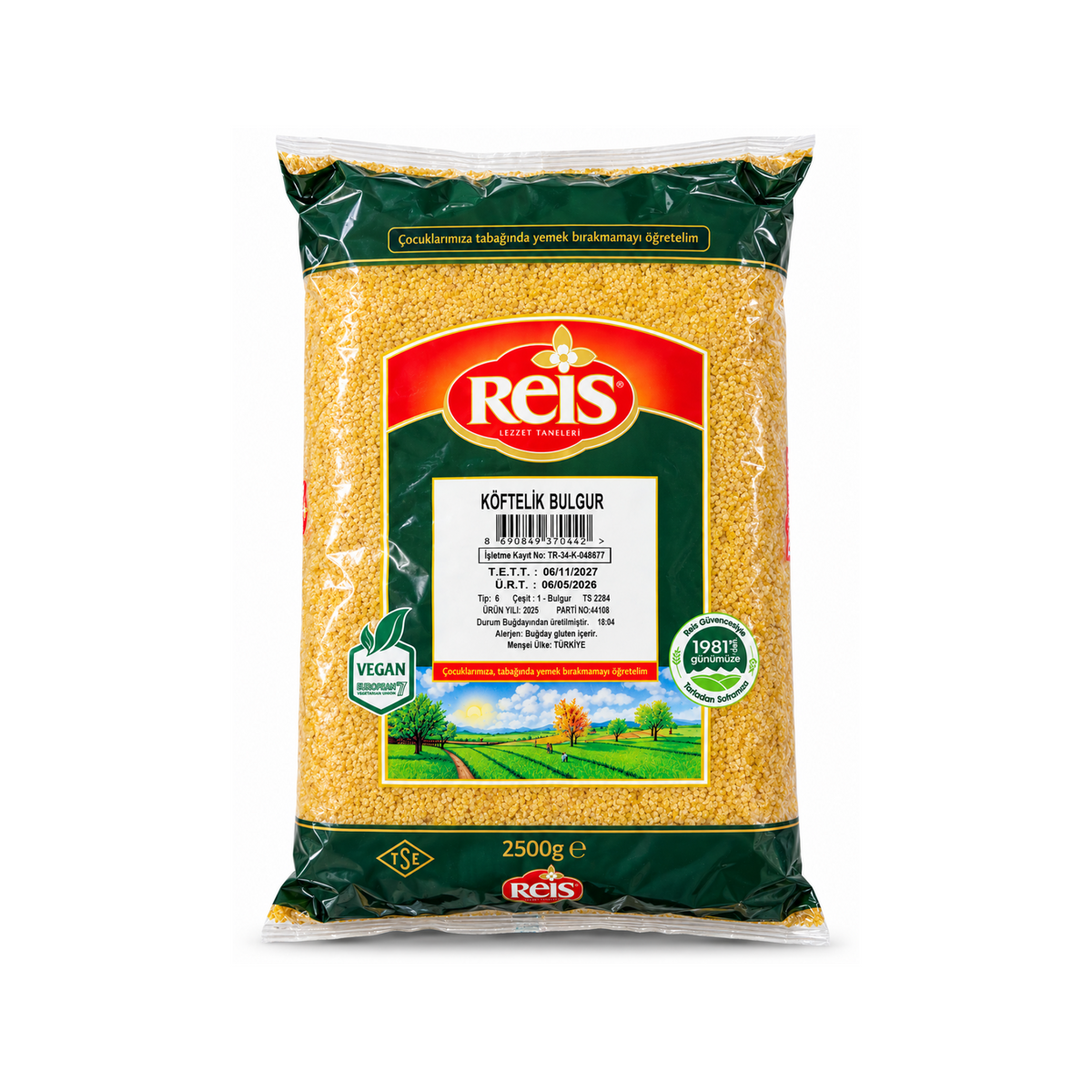 REIS KISIRLIK KOFTELIK BULGUR 2.5KG
