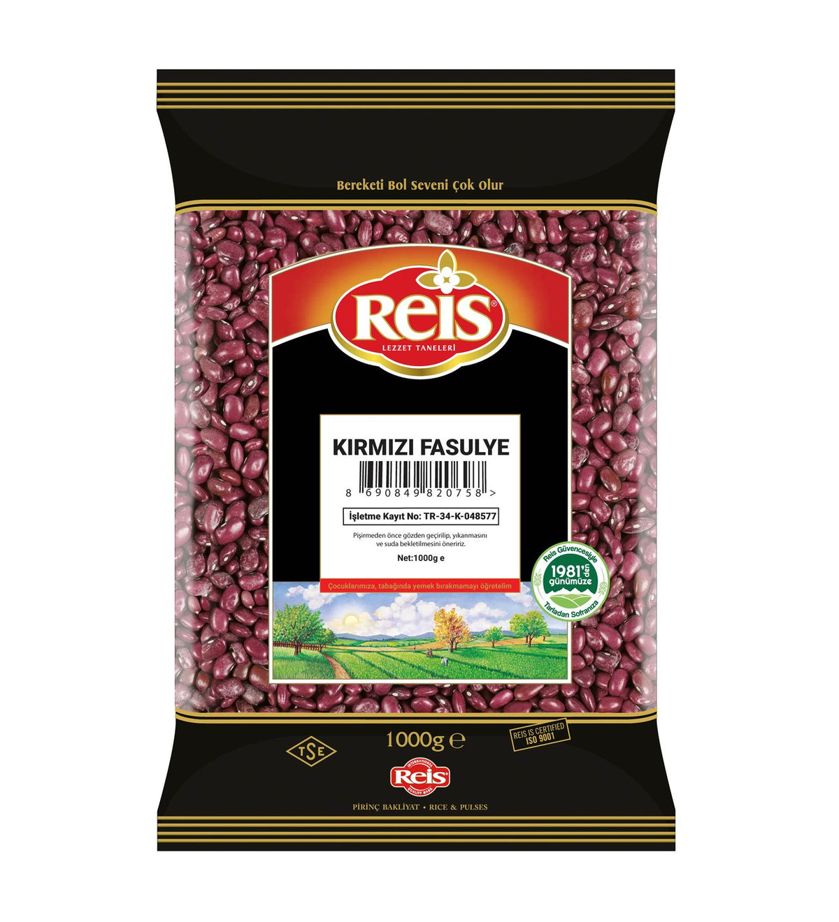 REIS KIRMIZI FASULYE 1KG