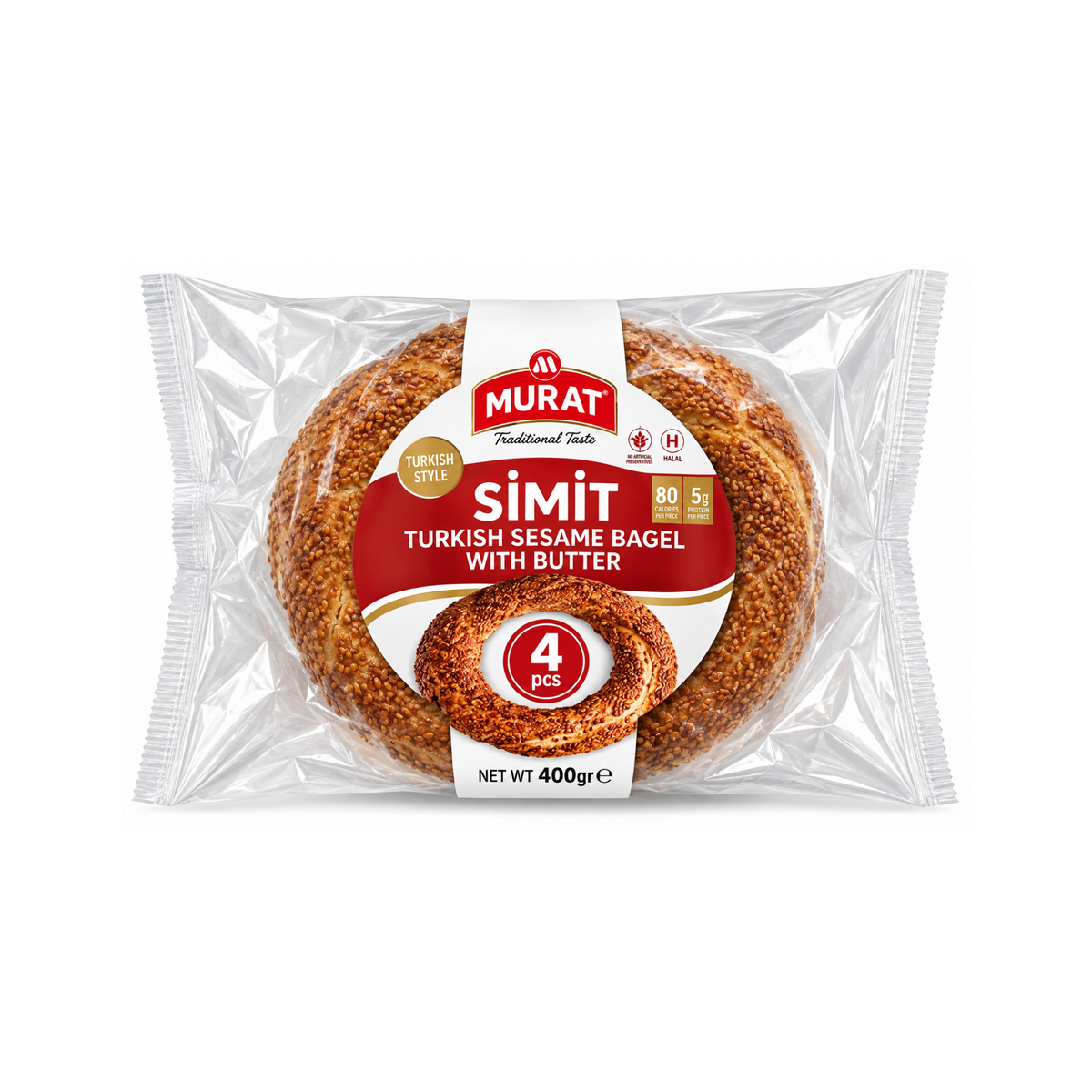 MURAT TURKISH SESAME BAGEL WITH BUTTER