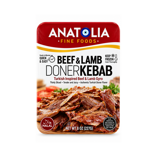 ANATOLIA BEEF LAMB DONER KEBAB 227GR