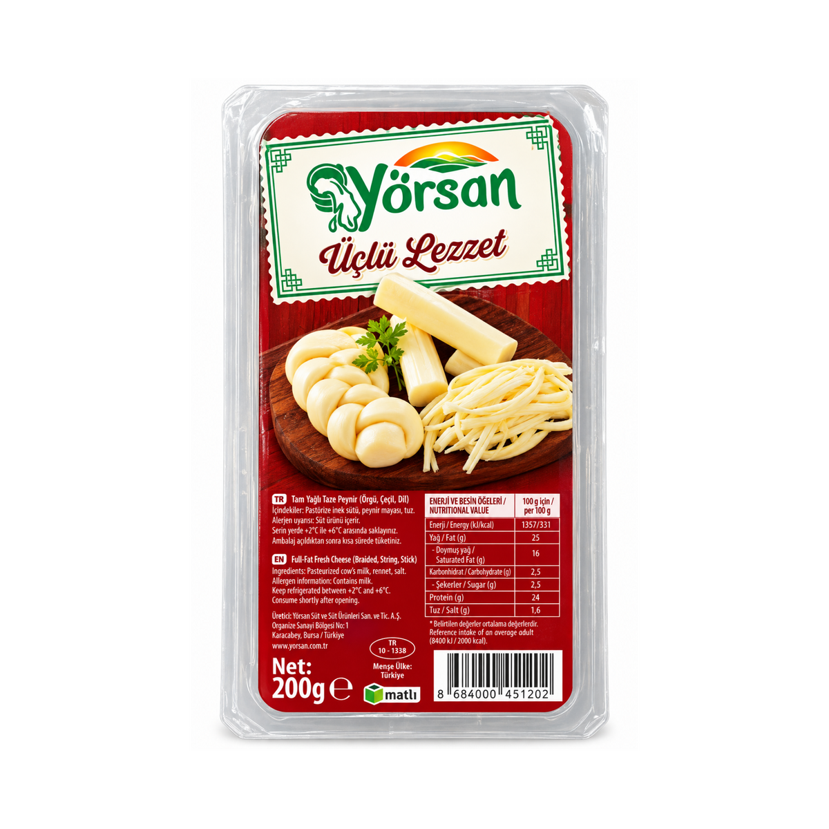 YORSAN 3’LU LEZZET 200GR