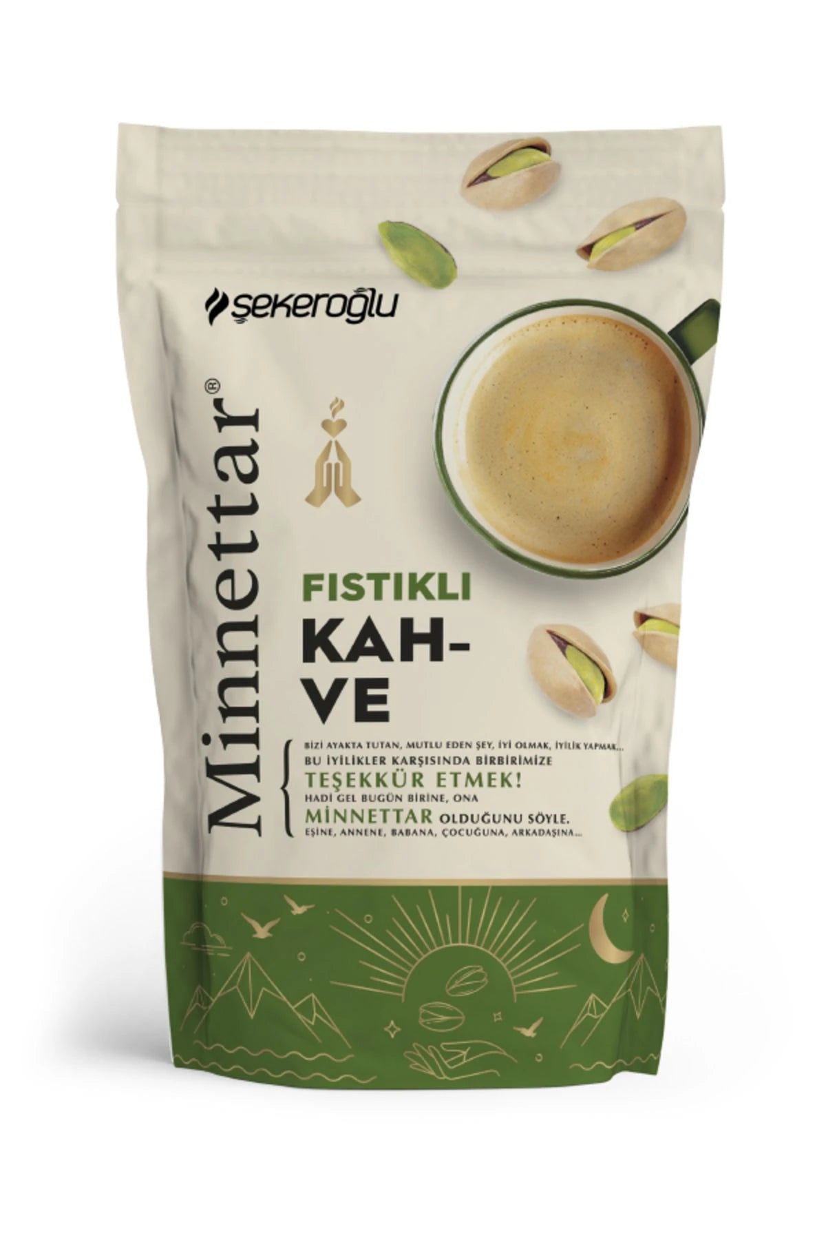 SEKEROGLU MINNETTAR FISTIKLI KAHVE 165GR