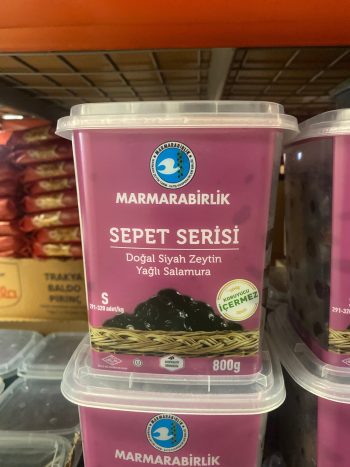 Marmarabirlik Natural Black Olives (S) 800g