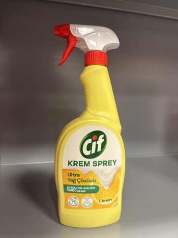 Cif Ultra Yağ Çözücü Krem Sprey Limon
