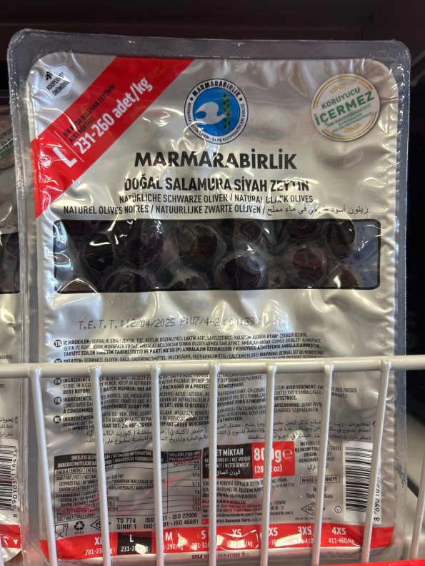 Marmarabirlik Hiper Black Olives – 1.7lb