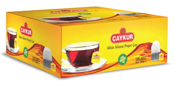 Caykur Altin Suzen Poset Cay Black Tea - 100 Tea Bags