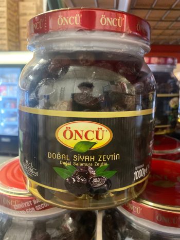 Oncu Natural Black Olives XL-L 1000g