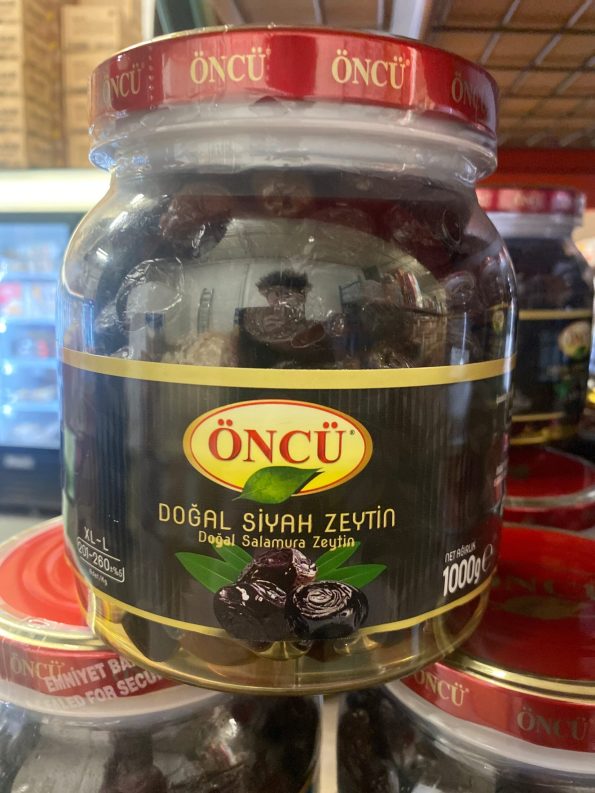Oncu Natural Black Olives XL-L 1000g