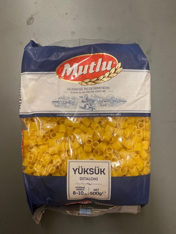 Mutlu Yuksuk Ditaloni Makarna 500g